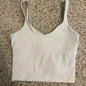 Lululemon white align tank size 2